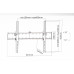 Кронштейн для телевизора Ultramounts UM839T черный 37"-70" макс.40кг настенный наклон