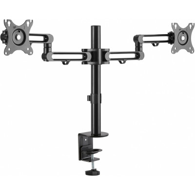 Кронштейн для мониторов Ultramounts UM737 черный 17"-32" макс.8кг крепление к столешнице поворот и наклон