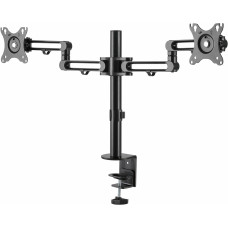 Кронштейн для мониторов Ultramounts UM737 черный 17"-32" макс.8кг крепление к столешнице поворот и наклон