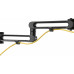 Кронштейн для мониторов Ultramounts UM737 черный 17"-32" макс.8кг крепление к столешнице поворот и наклон