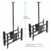 Кронштейн для телевизора Onkron N3L черный 40"-80" макс.50кг потолочный наклон