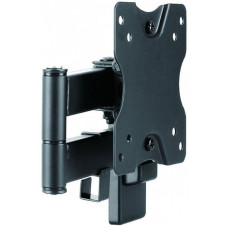 Кронштейн для телевизора Ultramounts UM861 черный 13"-27" макс.20кг настенный поворотно-выдвижной и наклонный