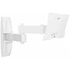 Кронштейн для телевизора Holder LCDS-5064 белый 10"-32" макс.30кг настенный поворотно-выдвижной и наклонный