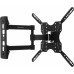 Кронштейн для телевизора Ultramounts UM904 черный 32"-55" макс.30кг настенный поворотно-выдвижной и наклонный