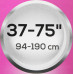 Кронштейн для телевизора Ultramounts UM909 черный 37"-75" макс.35кг настенный поворотно-выдвижной и наклонный