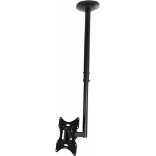 Кронштейн для телевизора Ultramounts UM890 черный 17"-43" макс.30кг потолочный поворотно-выдвижной и наклонный