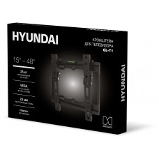 Кронштейн для телевизора Hyundai GL-T1 черный 15"-48" макс.25кг настенный наклон