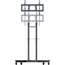 Стойка для телевизора Cactus CS-ST31 черный 37"-75" макс.81.6кг напольный мобильный