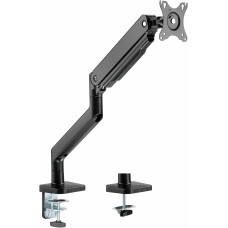 Кронштейн для мониторов Ultramounts UM730 черный 17"-45" макс.16кг крепление к столешнице поворот и наклон