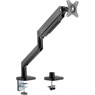Кронштейн для мониторов Ultramounts UM730 черный 17"-45" макс.16кг крепление к столешнице поворот и наклон
