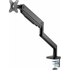 Кронштейн для мониторов Ultramounts UM730 черный 17"-45" макс.16кг крепление к столешнице поворот и наклон