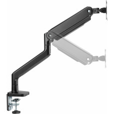 Кронштейн для мониторов Ultramounts UM730 черный 17"-45" макс.16кг крепление к столешнице поворот и наклон