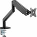 Кронштейн для мониторов Ultramounts UM730 черный 17"-45" макс.16кг крепление к столешнице поворот и наклон