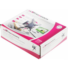 Кронштейн для телевизора Ultramounts UM864B черный 13"-42" макс.20кг настенный поворот и наклон