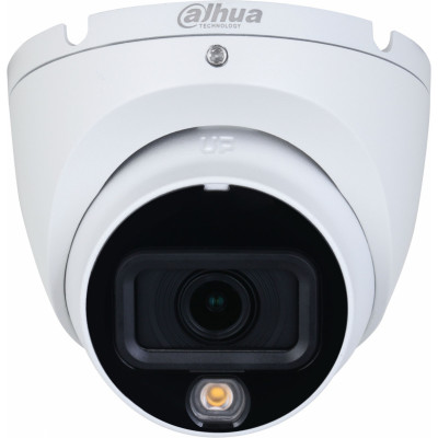 Камера видеонаблюдения аналоговая Dahua DH-HAC-HDW1500TLMP-IL-A-0280B-S2 2.8-2.8мм HD-CVI HD-TVI цв. корп.:белый (DH-HAC-HDW1500TLMP-IL-A-0280B)