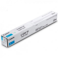 Тонер Canon C-EXV51C 0482С002 голубой туба для копира iR-ADV C5535/5535i/5540i/5550i/5560ii MFP
