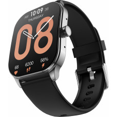 Смарт-часы Amazfit Pop 3S A2318 1.96" AMOLED корп.серебристый рем.черный (1746287)