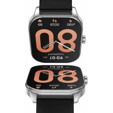 Смарт-часы Amazfit Pop 3S A2318 1.96" AMOLED корп.серебристый рем.черный (1746287)