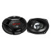 Колонки автомобильные JVC CS-DR6950H 800Вт 86дБ 4Ом 15x23см (6x9дюйм) (ком.:2кол.) коаксиальные пятиполосные