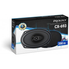 Колонки автомобильные Prology CX-693 200Вт 90дБ 4Ом 15x23см (6x9дюйм) (ком.:2кол.) коаксиальные трехполосные