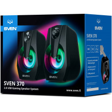 Колонки Sven 370 2.0 черный 6Вт