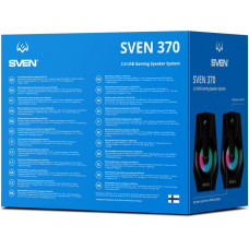Колонки Sven 370 2.0 черный 6Вт