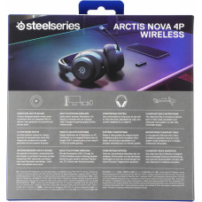 Наушники с микрофоном Steelseries Arctis Nova 4P черный накладные Radio оголовье (61641)