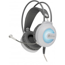 Наушники с микрофоном Оклик HS-L300G белый 2.2м мониторные оголовье (1796952)