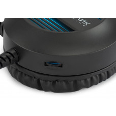 Наушники с микрофоном Оклик HS-L300G черный 2.2м мониторные оголовье (1796949)