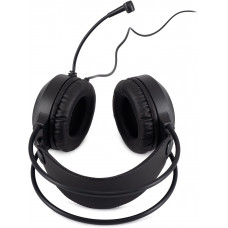 Наушники с микрофоном Оклик HS-L300G черный 2.2м мониторные оголовье (1796949)