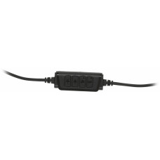 Наушники с микрофоном Creative HS-220 черный 2.4м накладные USB оголовье (51EF1070AA000)