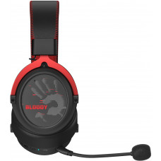 Наушники с микрофоном A4Tech Bloody MR590 Sports красный/черный 1.5м мониторные BT/Radio/3.5mm оголовье (MR590+ WIRED/SPORT RED)
