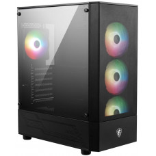 Корпус MSI MAG FORGE 112R черный без БП ATX 2x120mm 4x140mm 2xUSB3.0 audio bott PSU