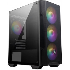 Корпус MSI MAG Forge M100A черный без БП mATX 2x120mm 2xUSB2.0 1xUSB3.0 audio bott PSU