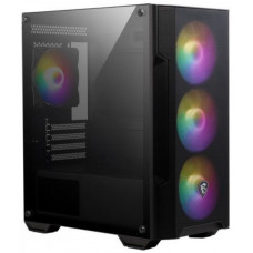 Корпус MSI MAG Forge M100A черный без БП mATX 2x120mm 2xUSB2.0 1xUSB3.0 audio bott PSU