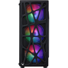 Корпус Formula Mana черный без БП ATX 3x120mm 1xUSB2.0 1xUSB3.0 audio bott PSU