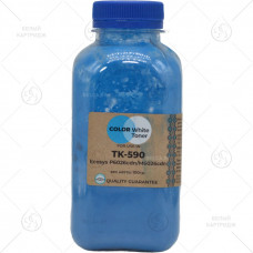 Тонер Kyocera Ecosys P6026cdn/M6026cdn, 100гр., TK-590 Cyan, CWT
