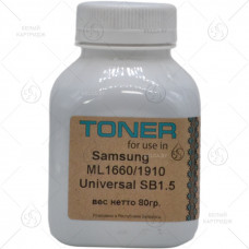 Тонер Samsung ML 1660/1910/Lexmark MS/MX/310/410/510 universal (SB1.5), 80гр., WT